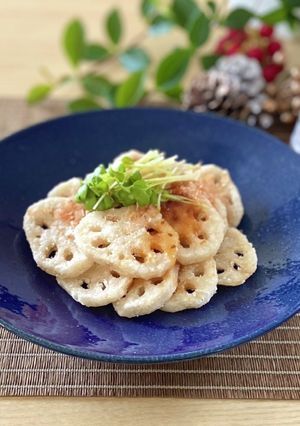 揚げ蓮根の☆和風ドレッシング掛け-レシピのメイン写真