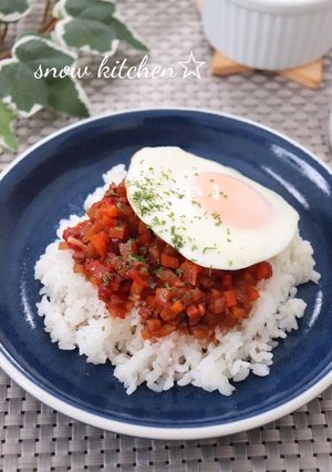 濃厚トマトのミートソース丼-レシピのメイン写真