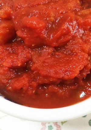 76トマトの水煮缶で作る　トマトソース-レシピのメイン写真