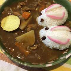 รูปของ お月見カレー