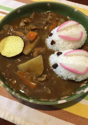 お月見カレー-レシピのメイン写真