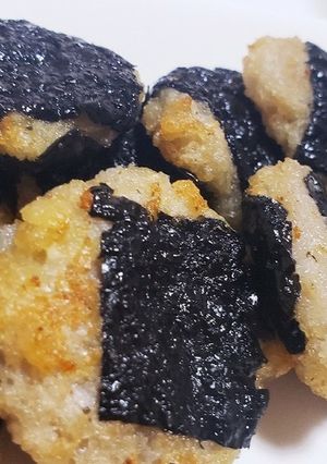 とろろの磯部揚げ焼き-レシピのメイン写真