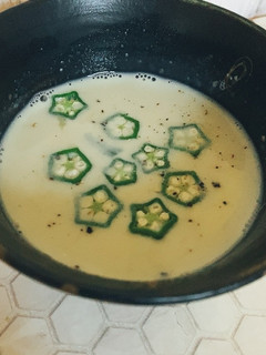 オクラの豆乳スープ-レシピのメイン写真