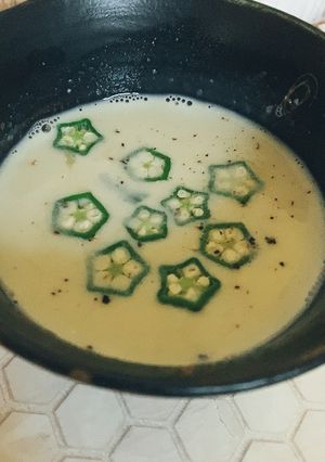 オクラの豆乳スープ-レシピのメイン写真