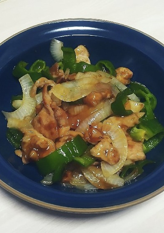 豚肉と野菜の青椒肉絲風オイスター炒め-レシピのメイン写真
