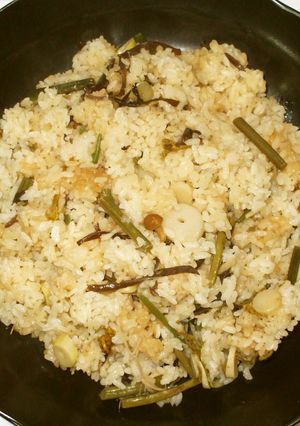 山菜おこわ♪簡単山菜水煮ミックス炊飯器で-レシピのメイン写真