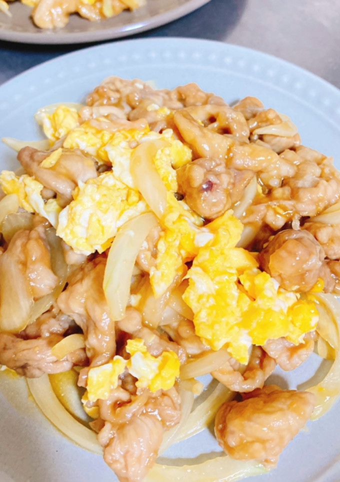 豚の照り焼き卵入り(照り焼きポーク)-レシピのメイン写真