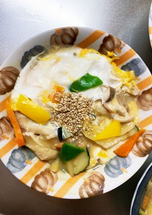 根菜チクワコンソメ餡味スペインオムレツ風-レシピのメイン写真