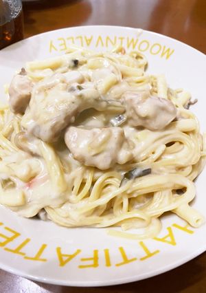 クリームパスタ-レシピのメイン写真