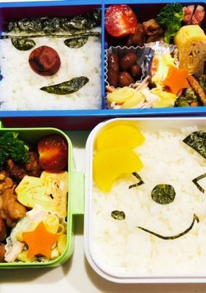 夏休みお弁当-レシピのメイン写真