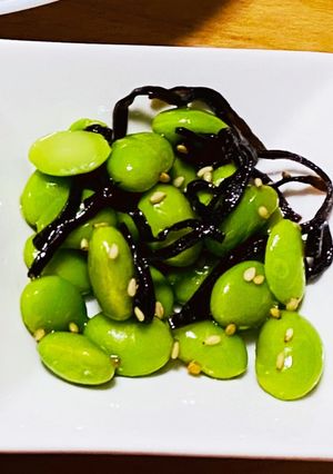 ぱぱっとできる!枝豆塩昆布-レシピのメイン写真