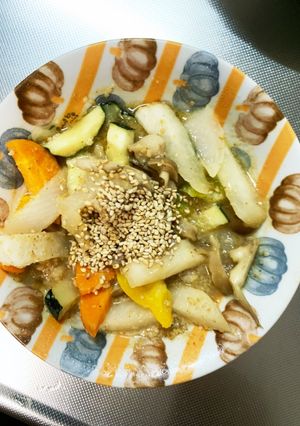 簡単棒棒鶏ダレ炒め味豚こま大根青椒肉絲風-レシピのメイン写真