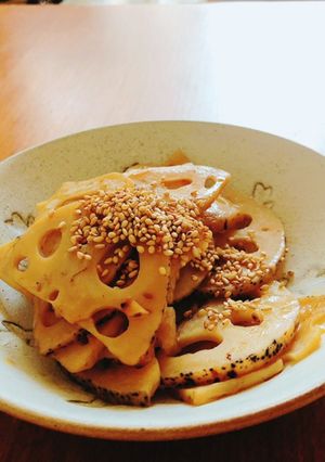 常備菜にも♬フライパンでレンコンの金平-レシピのメイン写真