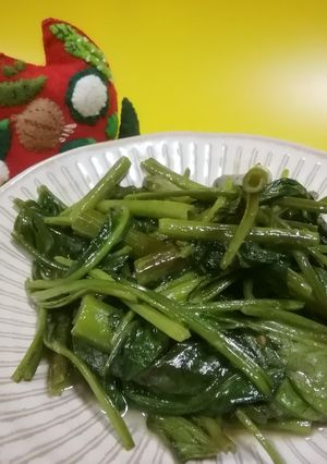 空芯菜の玉ねぎドレッシング炒め-レシピのメイン写真