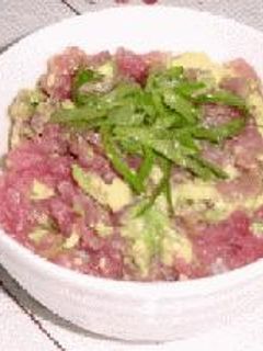 まぐろアボガド丼-レシピのメイン写真