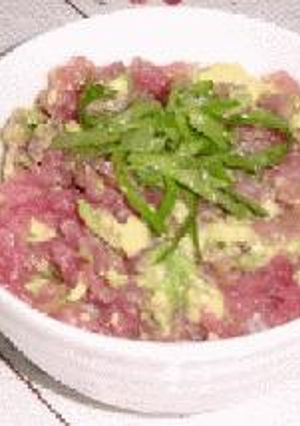 まぐろアボガド丼-レシピのメイン写真