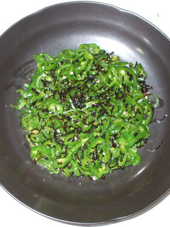 塩昆布ピーマン♪簡単サラダ漢方薬膳食養生-レシピのメイン写真