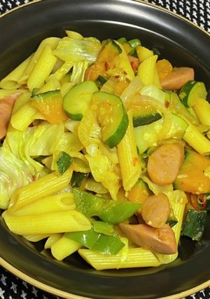 野菜たっぷりペンネ！-レシピのメイン写真