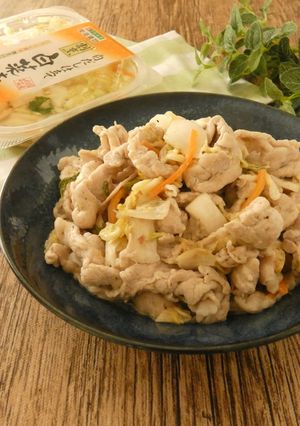 豚肉と白菜漬けの炒め物-レシピのメイン写真