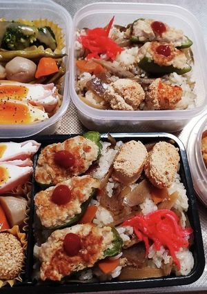 高校生息子＆旦那弁当（9/24）-レシピのメイン写真