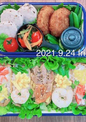 男子高校生お弁当★073-レシピのメイン写真