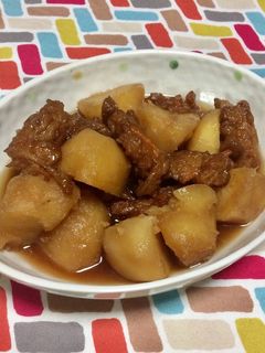 超簡単☆じゃがいもとさつま揚げの煮物♫-レシピのメイン写真