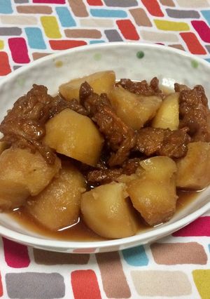 超簡単☆じゃがいもとさつま揚げの煮物♫-レシピのメイン写真