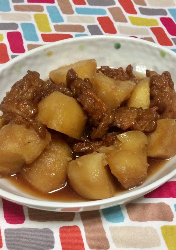 超簡単☆じゃがいもとさつま揚げの煮物♫-レシピのメイン写真