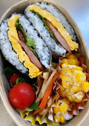 折りたたみおにぎり弁当6-レシピのメイン写真