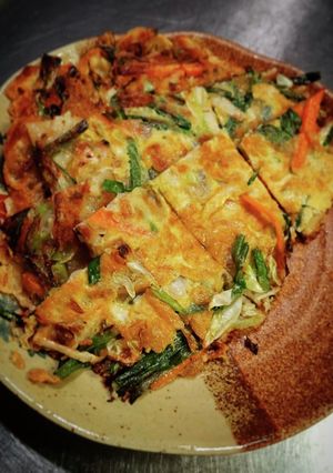 アサリと野菜のチヂミ❨(@≧↺≦@)❩ノ-レシピのメイン写真