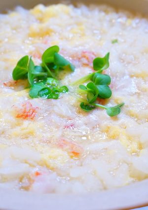 かにぞうすいの素で毛ガニの雑炊-レシピのメイン写真