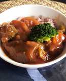 グルテンフリー　牛肉のホットソース煮込み