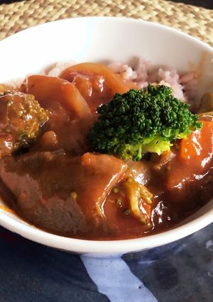 グルテンフリー 牛肉のホットソース煮込み-レシピのメイン写真