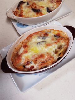 ナスとトマトの和風チーズ焼き-レシピのメイン写真