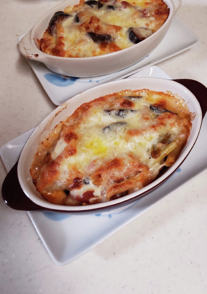 ナスとトマトの和風チーズ焼き-レシピのメイン写真