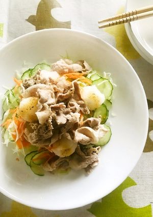 野菜たっぷり☆豚しゃぶのサラダ-レシピのメイン写真