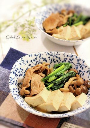 惣菜リメイク、かんたん肉豆腐-レシピのメイン写真