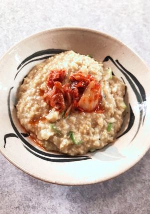 レンジで簡単☆オートミールの中華粥-レシピのメイン写真