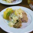 豚肉の香草焼きパイナップルクリームソース