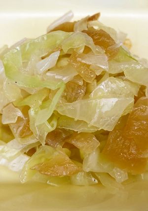 キャベツと福神漬のサラダ＃豊明市学校給食-レシピのメイン写真