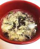 中華風キクラゲと卵のかき玉汁