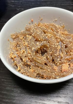 とっても簡単！蒟蒻と明太子の炒め煮-レシピのメイン写真