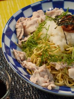 梅おろし冷しゃぶ焼そば-レシピのメイン写真