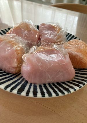 ハムオムライスにぎり‪*ˊᵕˋ*-レシピのメイン写真