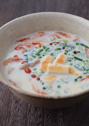 チーズ味スナックの鹹豆漿-レシピのメイン写真