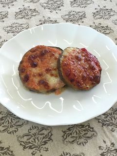 「絹皮水」ナスの洋風焼きナス-レシピのメイン写真