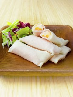 春巻きの皮でハムとチーズのブリトー by 柴犬プリン