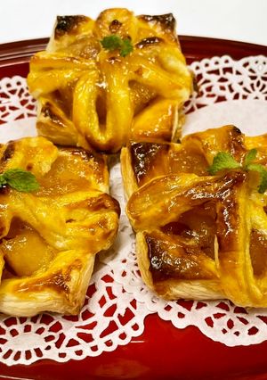 冷凍パイシートで おもてなしアップルパイ-レシピのメイン写真