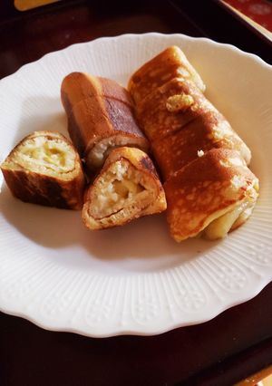 簡単！焼き芋入り 甘酒バウム-レシピのメイン写真