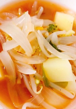野菜たっぷり♬。.トマトスープ-レシピのメイン写真